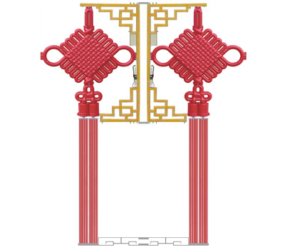 大M型發光支架中國結燈
