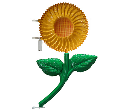 內發光LED向日葵花燈 路燈桿燈飾