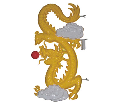 LED內發光金龍戲珠